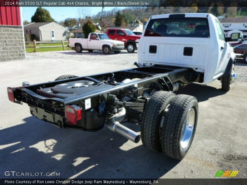 Bright White / Black/Diesel Gray 2014 Ram 5500 SLT Regular Cab 4x4 Chassis