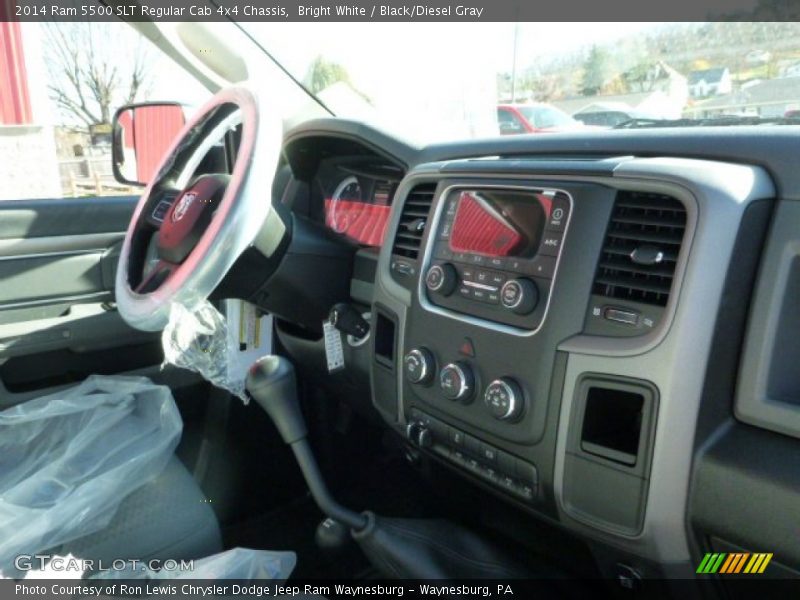 Bright White / Black/Diesel Gray 2014 Ram 5500 SLT Regular Cab 4x4 Chassis