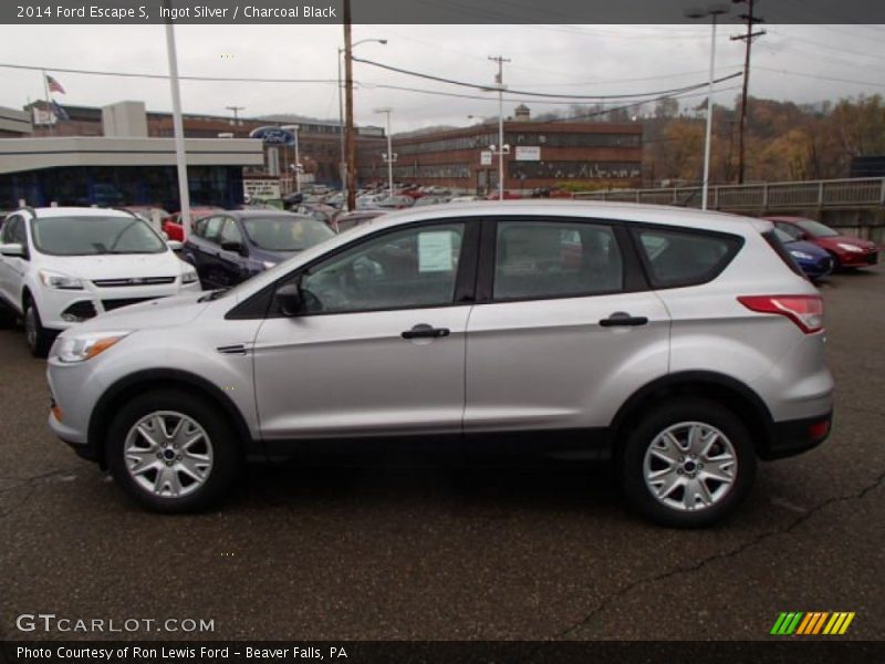 Ingot Silver / Charcoal Black 2014 Ford Escape S