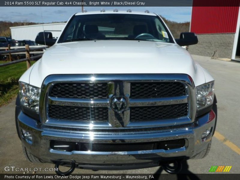 Bright White / Black/Diesel Gray 2014 Ram 5500 SLT Regular Cab 4x4 Chassis