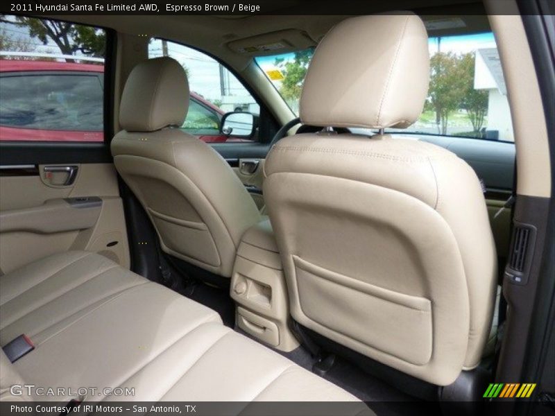 Espresso Brown / Beige 2011 Hyundai Santa Fe Limited AWD