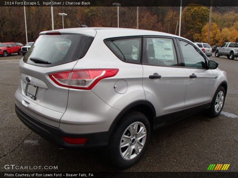 Ingot Silver / Charcoal Black 2014 Ford Escape S