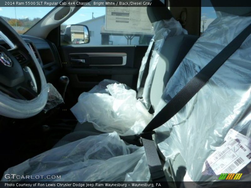 Bright White / Black/Diesel Gray 2014 Ram 5500 SLT Regular Cab 4x4 Chassis