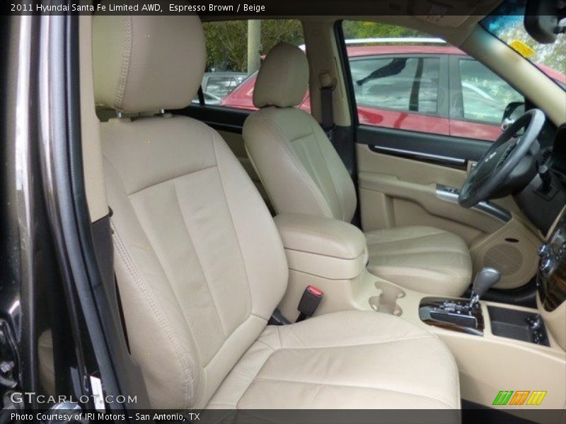 Espresso Brown / Beige 2011 Hyundai Santa Fe Limited AWD