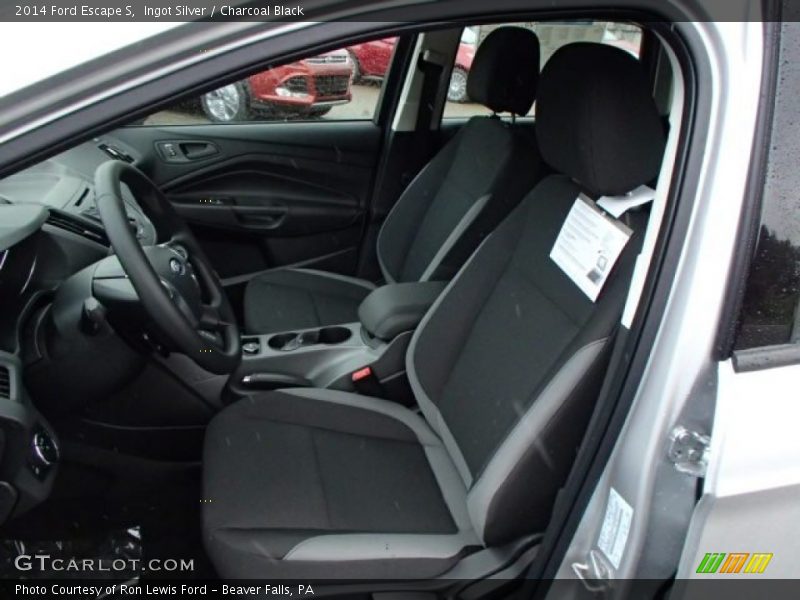 Ingot Silver / Charcoal Black 2014 Ford Escape S