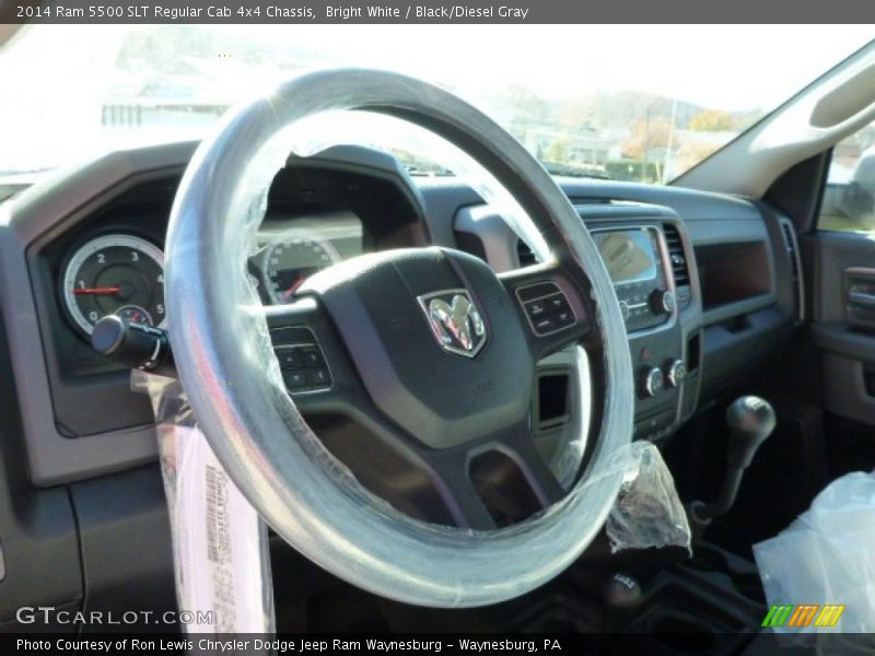 Bright White / Black/Diesel Gray 2014 Ram 5500 SLT Regular Cab 4x4 Chassis