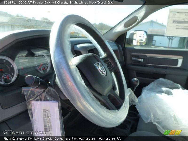 Bright White / Black/Diesel Gray 2014 Ram 5500 SLT Regular Cab 4x4 Chassis