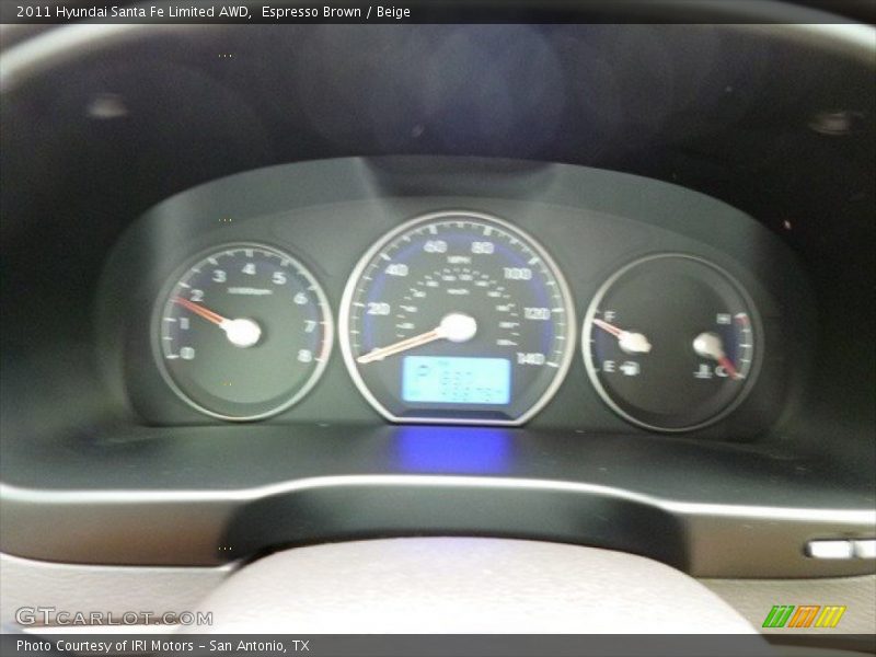 Espresso Brown / Beige 2011 Hyundai Santa Fe Limited AWD