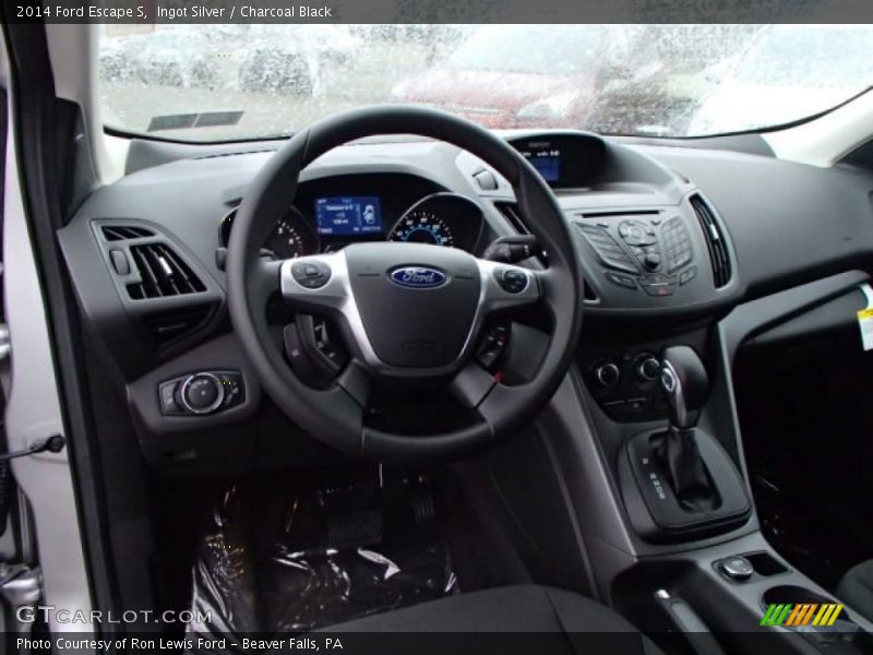 Ingot Silver / Charcoal Black 2014 Ford Escape S