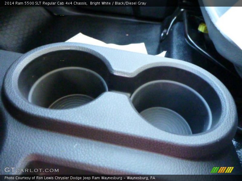 Bright White / Black/Diesel Gray 2014 Ram 5500 SLT Regular Cab 4x4 Chassis