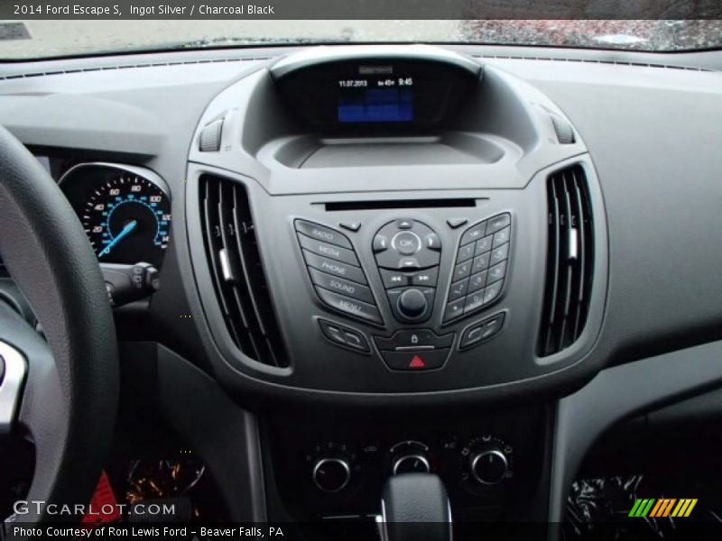 Ingot Silver / Charcoal Black 2014 Ford Escape S