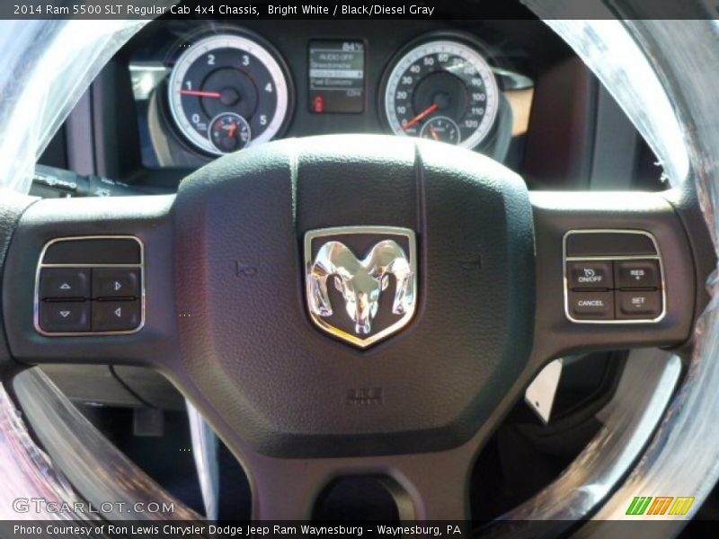 Bright White / Black/Diesel Gray 2014 Ram 5500 SLT Regular Cab 4x4 Chassis