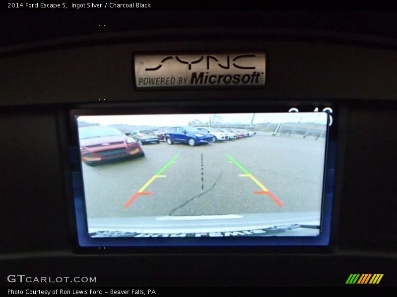 Ingot Silver / Charcoal Black 2014 Ford Escape S