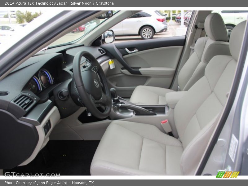 Front Seat of 2014 TSX Technology Sedan