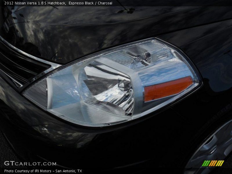 Espresso Black / Charcoal 2012 Nissan Versa 1.8 S Hatchback