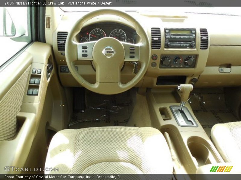 Avalanche White / Desert 2006 Nissan Frontier LE Crew Cab