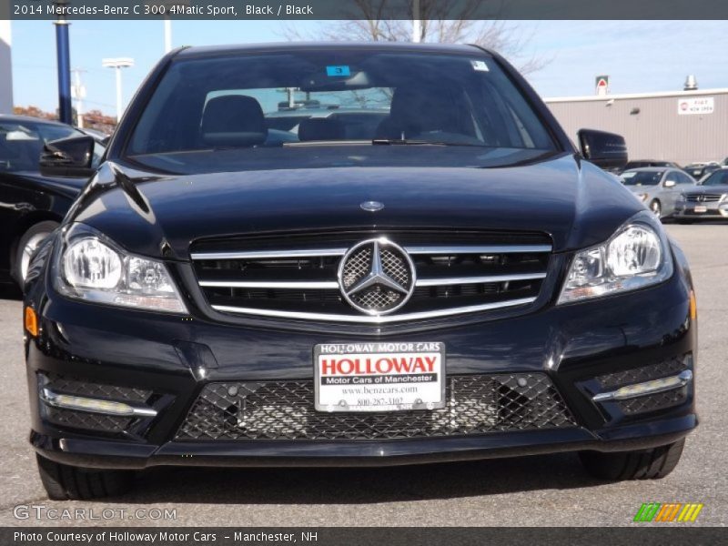 Black / Black 2014 Mercedes-Benz C 300 4Matic Sport