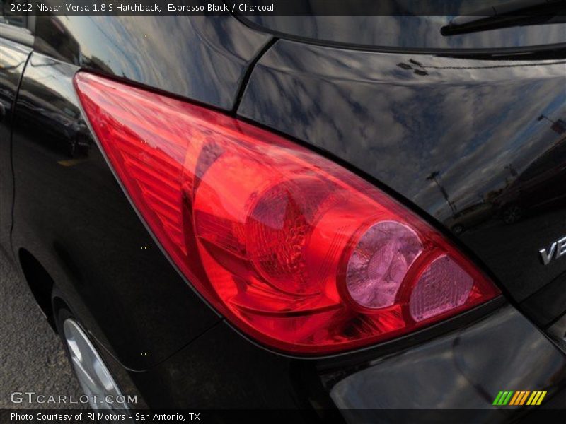 Espresso Black / Charcoal 2012 Nissan Versa 1.8 S Hatchback