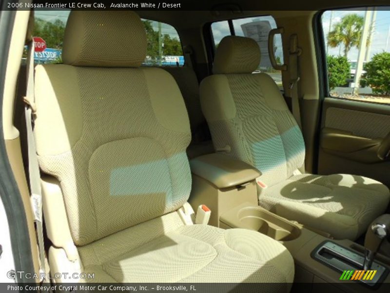 Avalanche White / Desert 2006 Nissan Frontier LE Crew Cab