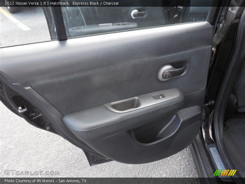 Espresso Black / Charcoal 2012 Nissan Versa 1.8 S Hatchback