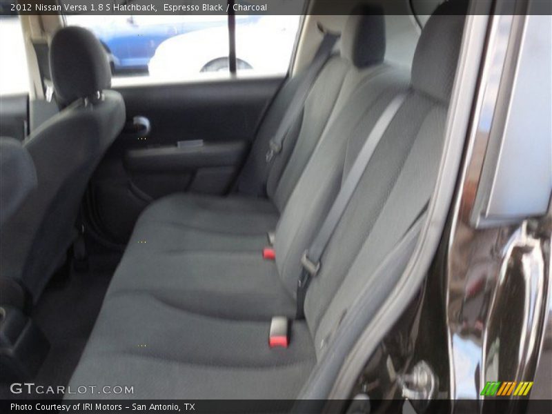 Espresso Black / Charcoal 2012 Nissan Versa 1.8 S Hatchback
