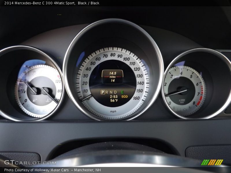 Black / Black 2014 Mercedes-Benz C 300 4Matic Sport