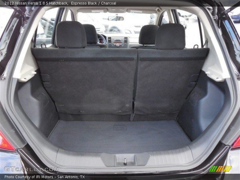 Espresso Black / Charcoal 2012 Nissan Versa 1.8 S Hatchback