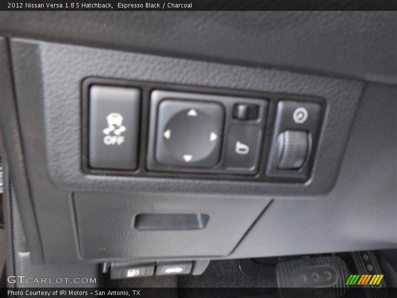 Espresso Black / Charcoal 2012 Nissan Versa 1.8 S Hatchback