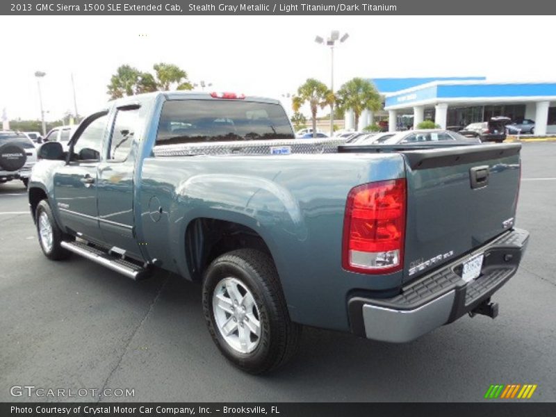 Stealth Gray Metallic / Light Titanium/Dark Titanium 2013 GMC Sierra 1500 SLE Extended Cab