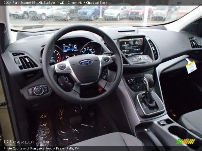 Ginger Ale / Charcoal Black 2014 Ford Escape SE 1.6L EcoBoost 4WD
