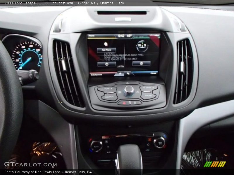 Ginger Ale / Charcoal Black 2014 Ford Escape SE 1.6L EcoBoost 4WD