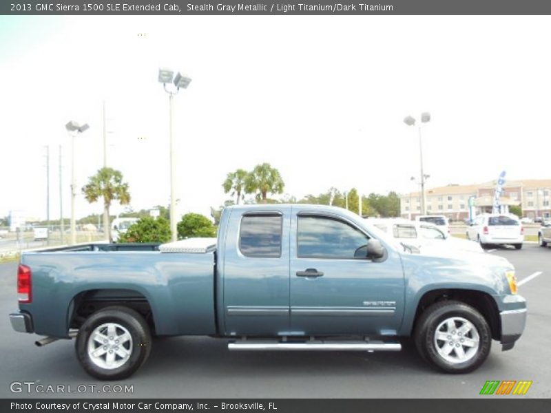 Stealth Gray Metallic / Light Titanium/Dark Titanium 2013 GMC Sierra 1500 SLE Extended Cab