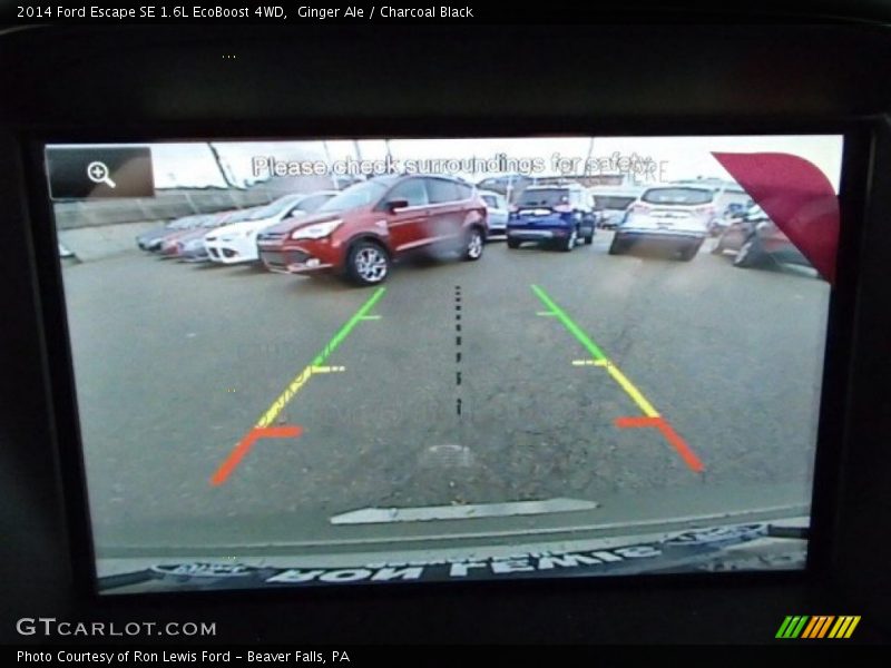 Ginger Ale / Charcoal Black 2014 Ford Escape SE 1.6L EcoBoost 4WD