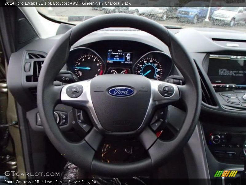 Ginger Ale / Charcoal Black 2014 Ford Escape SE 1.6L EcoBoost 4WD