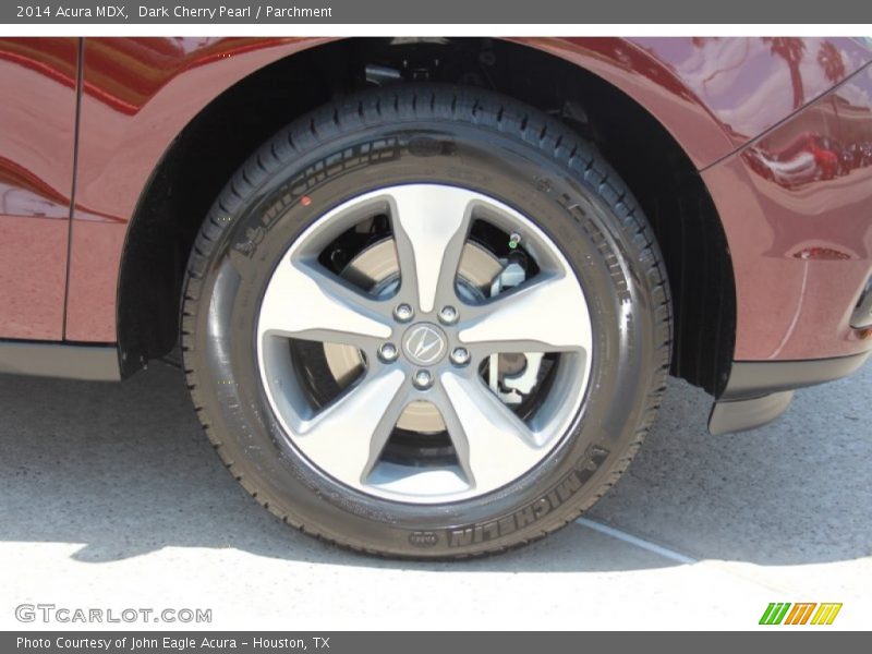 Dark Cherry Pearl / Parchment 2014 Acura MDX