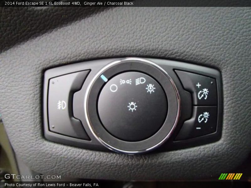 Ginger Ale / Charcoal Black 2014 Ford Escape SE 1.6L EcoBoost 4WD