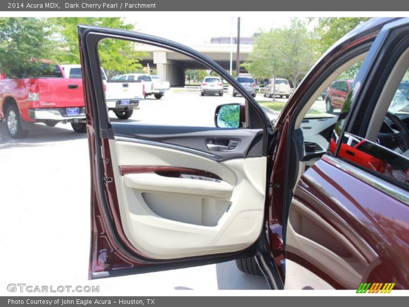 Dark Cherry Pearl / Parchment 2014 Acura MDX