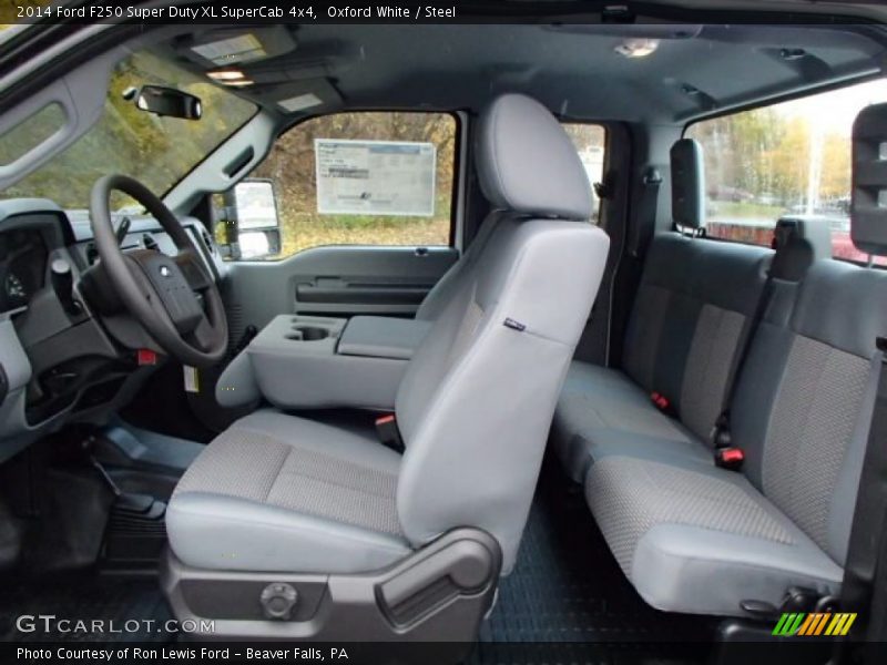  2014 F250 Super Duty XL SuperCab 4x4 Steel Interior