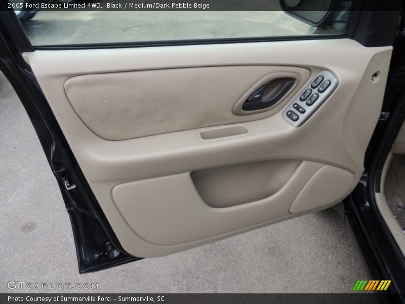 Black / Medium/Dark Pebble Beige 2005 Ford Escape Limited 4WD