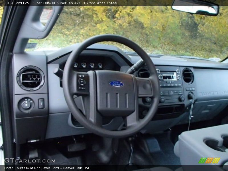 Dashboard of 2014 F250 Super Duty XL SuperCab 4x4