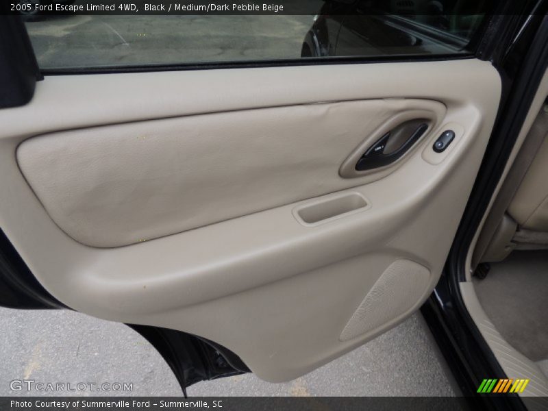 Black / Medium/Dark Pebble Beige 2005 Ford Escape Limited 4WD