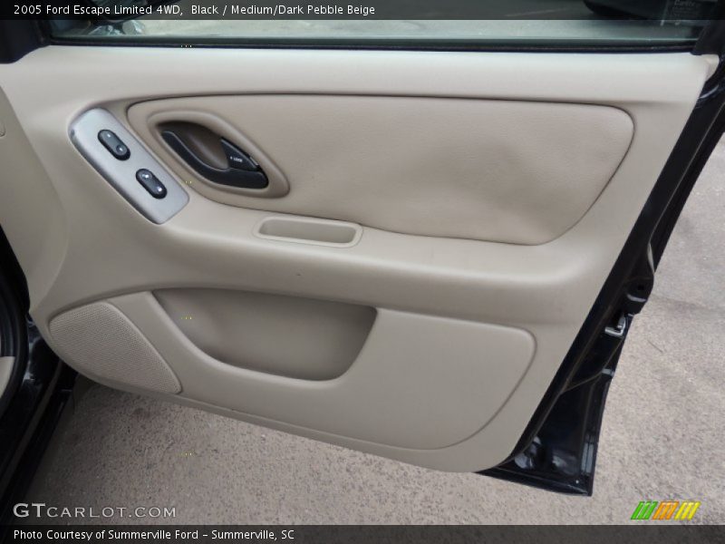 Black / Medium/Dark Pebble Beige 2005 Ford Escape Limited 4WD