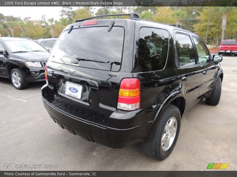 Black / Medium/Dark Pebble Beige 2005 Ford Escape Limited 4WD