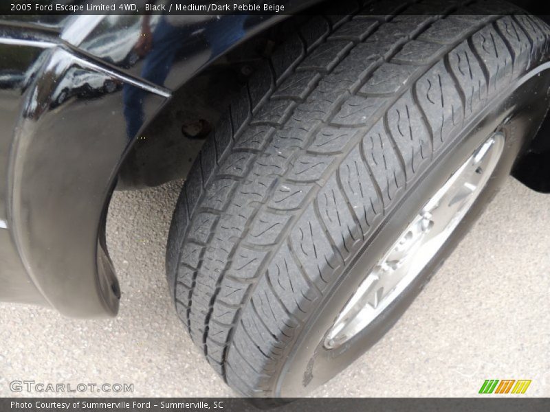 Black / Medium/Dark Pebble Beige 2005 Ford Escape Limited 4WD