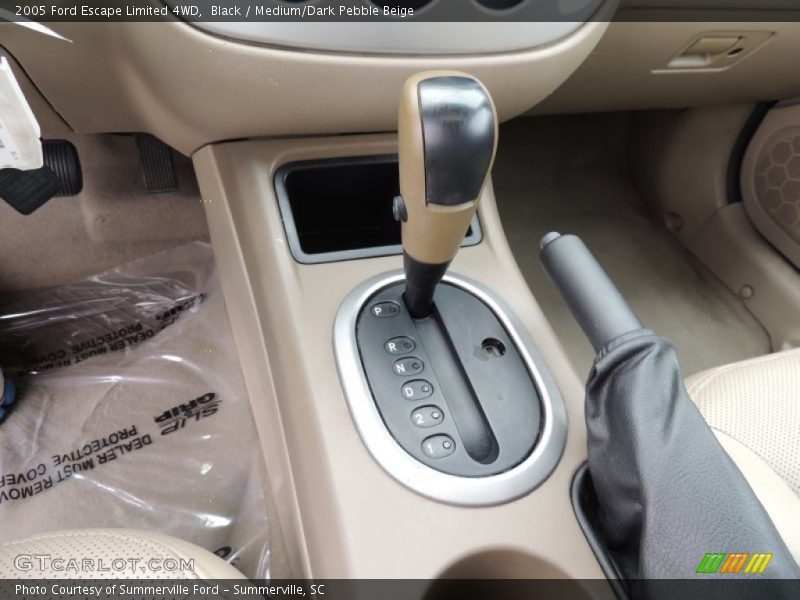Black / Medium/Dark Pebble Beige 2005 Ford Escape Limited 4WD