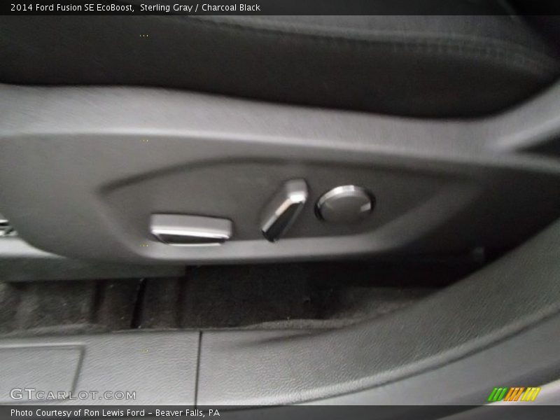 Sterling Gray / Charcoal Black 2014 Ford Fusion SE EcoBoost