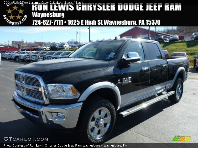 Black / Black 2014 Ram 2500 Laramie Crew Cab 4x4