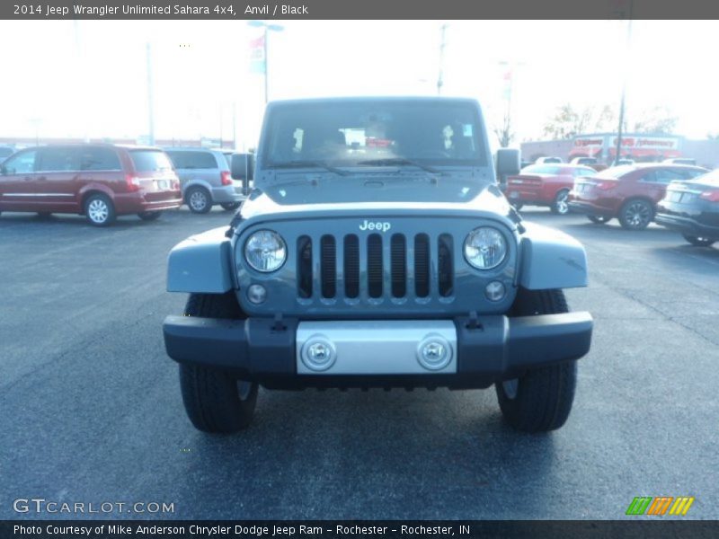 Anvil / Black 2014 Jeep Wrangler Unlimited Sahara 4x4
