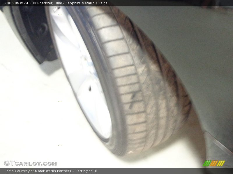 Black Sapphire Metallic / Beige 2006 BMW Z4 3.0i Roadster