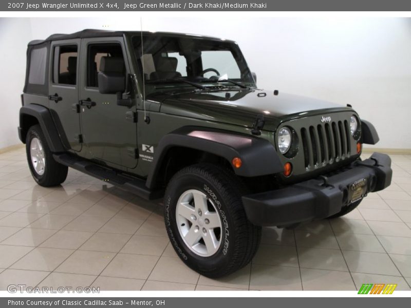 Jeep Green Metallic / Dark Khaki/Medium Khaki 2007 Jeep Wrangler Unlimited X 4x4